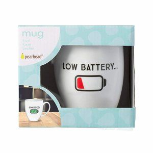 NEW PEARHEAD LOW BATTERY/CHARGED REVERSIBLE MUG
